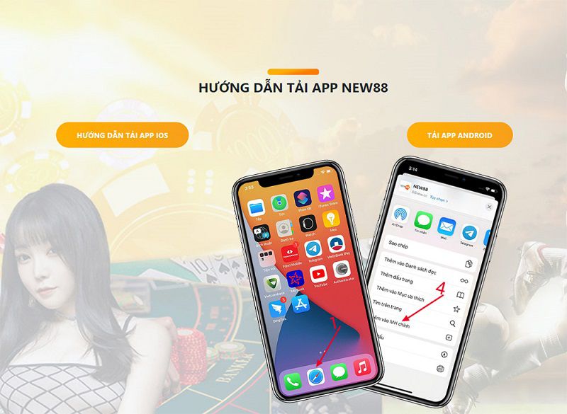 Tải app New88 mang tới nhiều sự thuận lợi cho người chơi