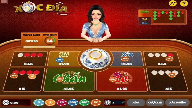 Tỷ lệ trả thưởng của game xóc đĩa 