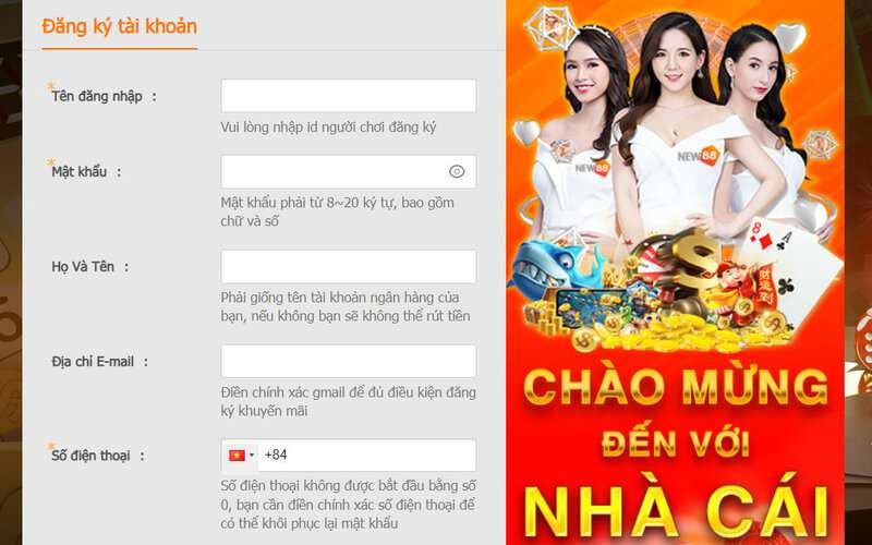 Tham gia cược LOL cực dễ dàng tại New88