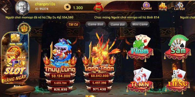 Kho game bài nổi bật nhất tại Royal Club